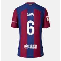 Dres Barcelona Paez Gavi #6 Domaci za Žensko 2023-24 Kratak Rukav